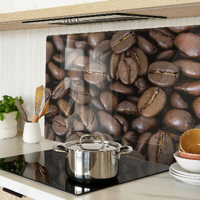 Glass cutting board Coffee beans