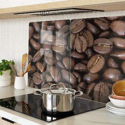 Glass cutting board Coffee beans