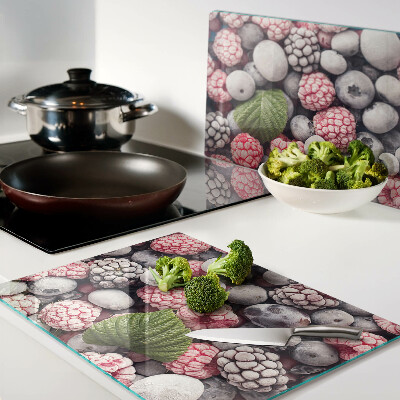 Chopping board glass Forest fruits