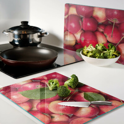 Cutting board Apples in different shades