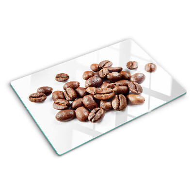 Glass chopping board Coffee beans