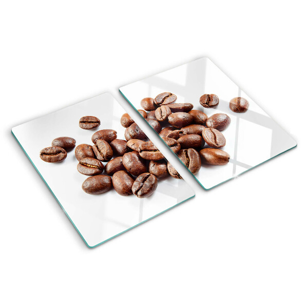Glass chopping board Coffee beans
