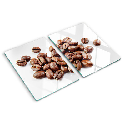Glass chopping board Coffee beans