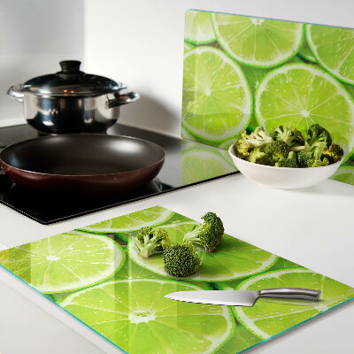 Chopping board Lime slices