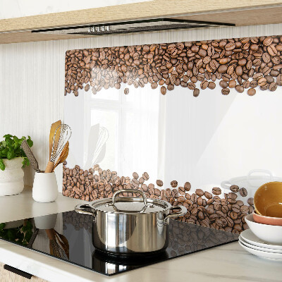 Glass cutting board Coffee beans