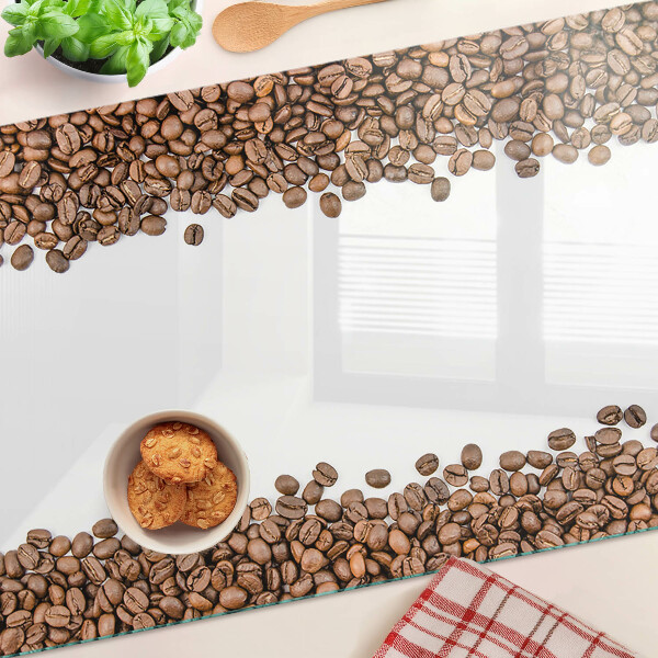 Glass cutting board Coffee beans