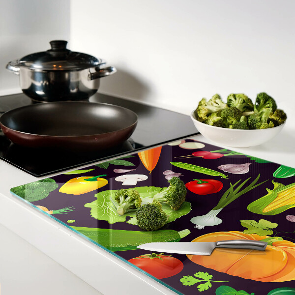 Chopping board Vegetables and herbs