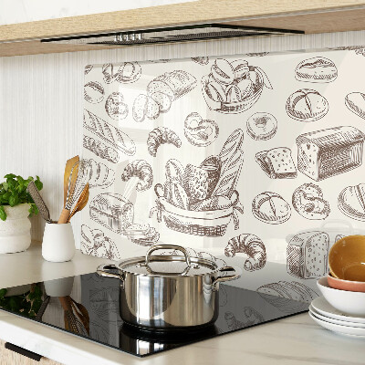 Glass chopping board Baked goods and sweet snacks