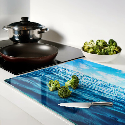 Glass kitchen board Sea and sky