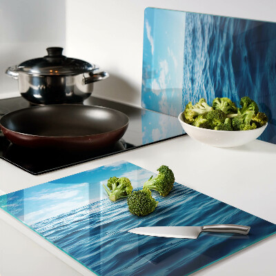 Glass kitchen board Sea and sky