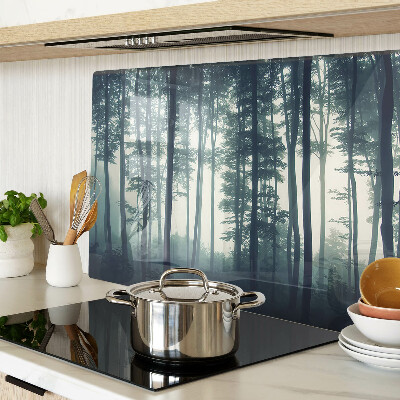 Cutting board Forest into the fog