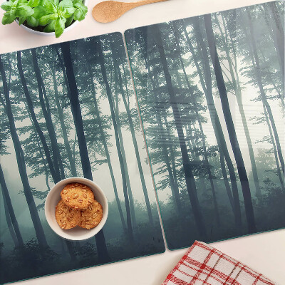 Cutting board Forest into the fog
