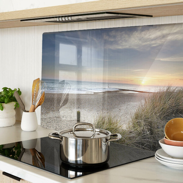 Cutting board Beach at sunset