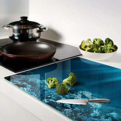 Glass chopping board Underwater landscape with a coral reef