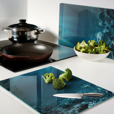 Glass chopping board Underwater landscape with a coral reef