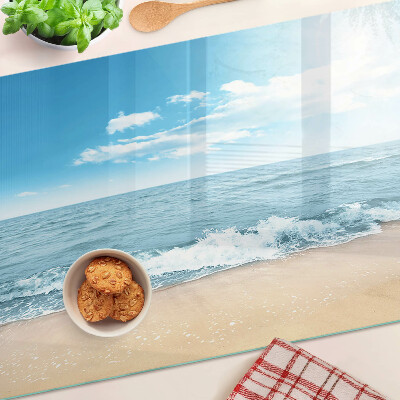 Chopping board Beach and sea