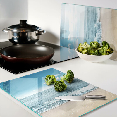 Chopping board Beach and sea