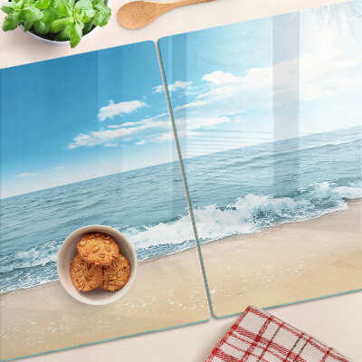 Chopping board Beach and sea