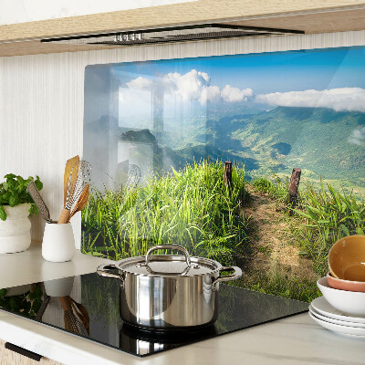 Chopping board Mountain landscape with greenery