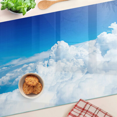 Cutting board Sky with clouds