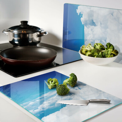 Cutting board Sky with clouds