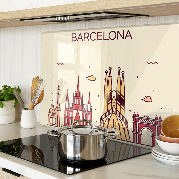 Chopping board Barcelona and its architecture