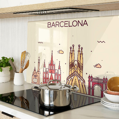 Chopping board Barcelona and its architecture