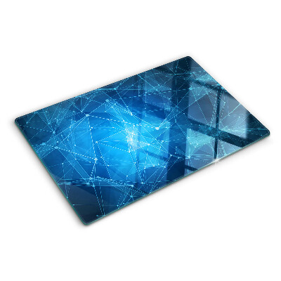 Glass kitchen board Abstract geometric pattern