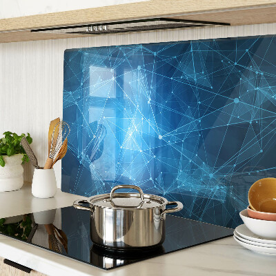 Glass kitchen board Abstract geometric pattern