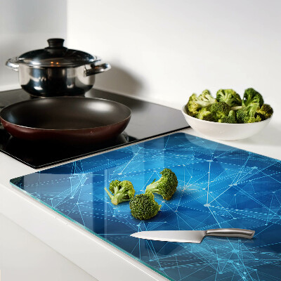 Glass kitchen board Abstract geometric pattern