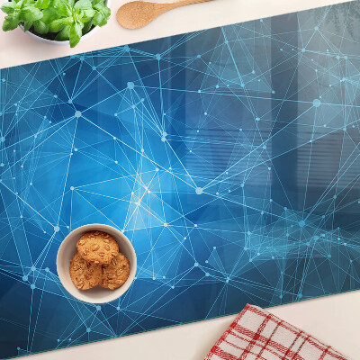 Glass kitchen board Abstract geometric pattern