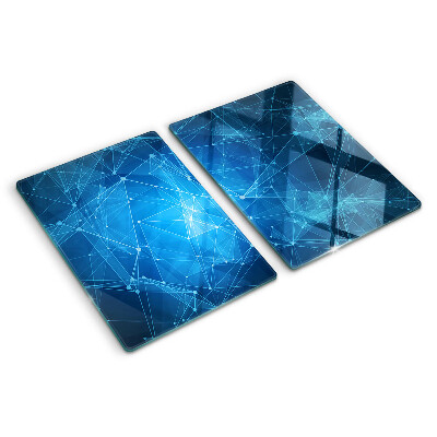 Glass kitchen board Abstract geometric pattern