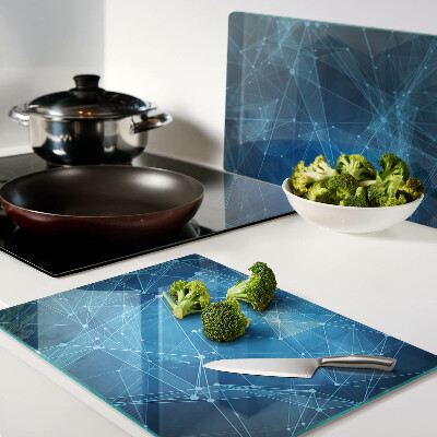 Glass kitchen board Abstract geometric pattern