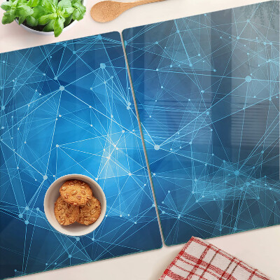 Glass kitchen board Abstract geometric pattern