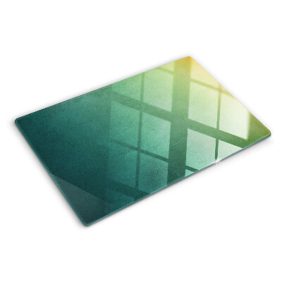 Glass kitchen board Gradient reflections in the window