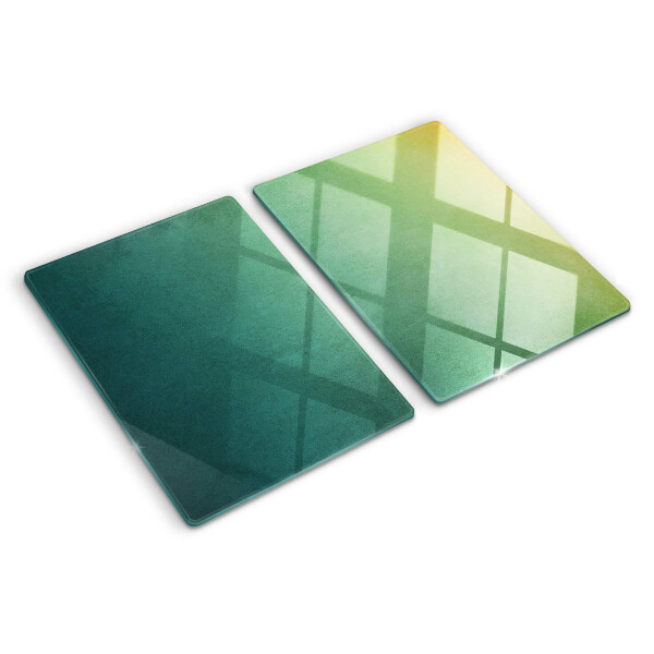 Glass kitchen board Gradient reflections in the window