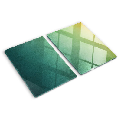 Glass kitchen board Gradient reflections in the window
