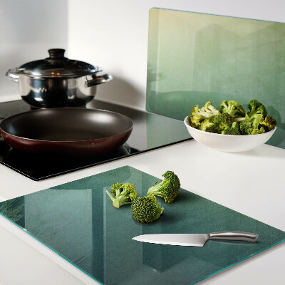 Glass kitchen board Gradient reflections in the window