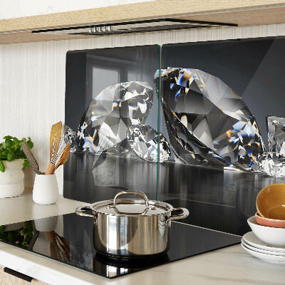 Chopping board Diamonds on a black background