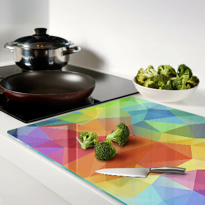 Cutting board The geometry of colored triangles
