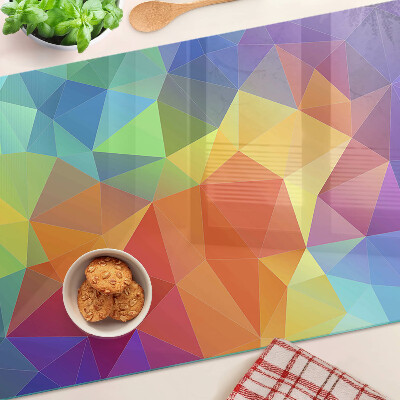 Cutting board The geometry of colored triangles