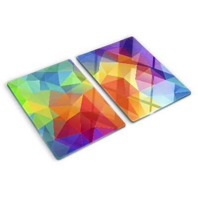 Cutting board The geometry of colored triangles