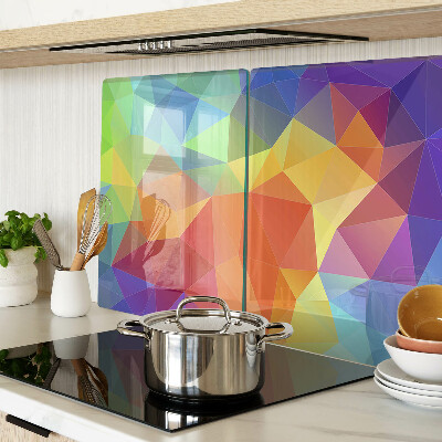Cutting board The geometry of colored triangles