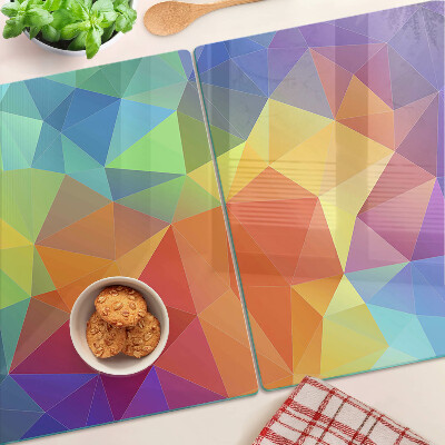 Cutting board The geometry of colored triangles
