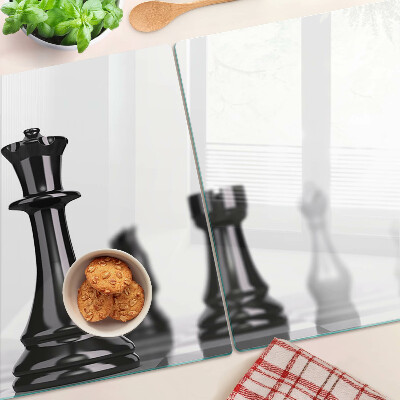 Cutting board Chess, King and Rook