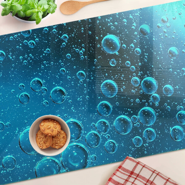 Chopping board Bubbles in the water
