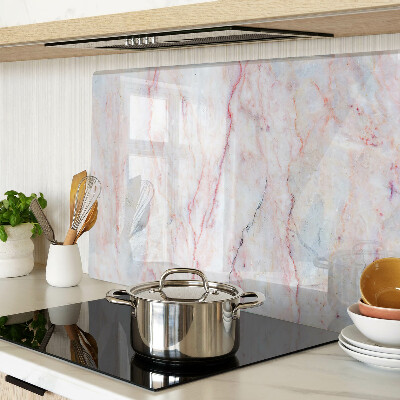 Chopping board Marble pattern in shades of pink