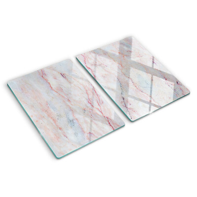 Chopping board Marble pattern in shades of pink