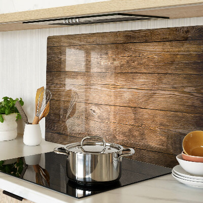 Glass kitchen board Wooden board with a window