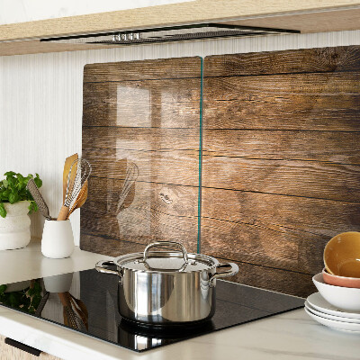 Glass kitchen board Wooden board with a window